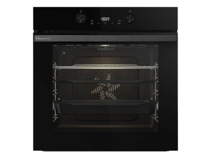 Hisense - Four Encastrable Bi64223epbg - Pyrolyse - Chaleur Pulsée - Rails Télescopiques - Mode Pizza 300°C - Air Fry