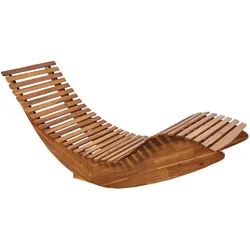 GARTENLIEGE Heller Holzfarbton Brescia II