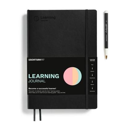 Learning Journal EN (Schwarz), Gebundene Ausgabe von Nina Schwarting,Aaron Keilhau, Leuchtturm1917, 978-3-947701-45-2