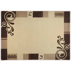 THEKO Teppich Hawai FE-6188 beige multi Ø 190 cm