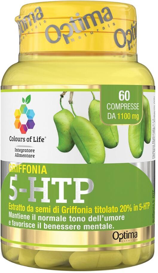 OPTIMA NATURALS Srl Colours Of Life, Griffonia 5-HTP, 60 Compresse