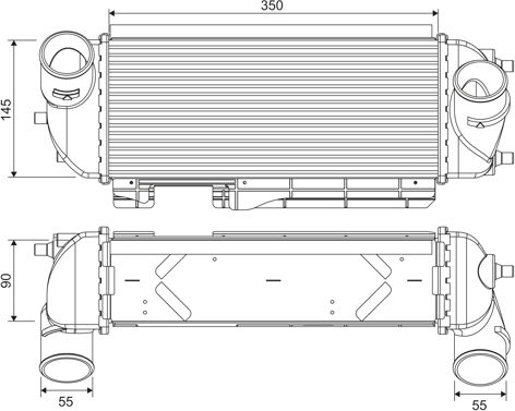 Valeo Ladeluftkühler 818368 Für Kia