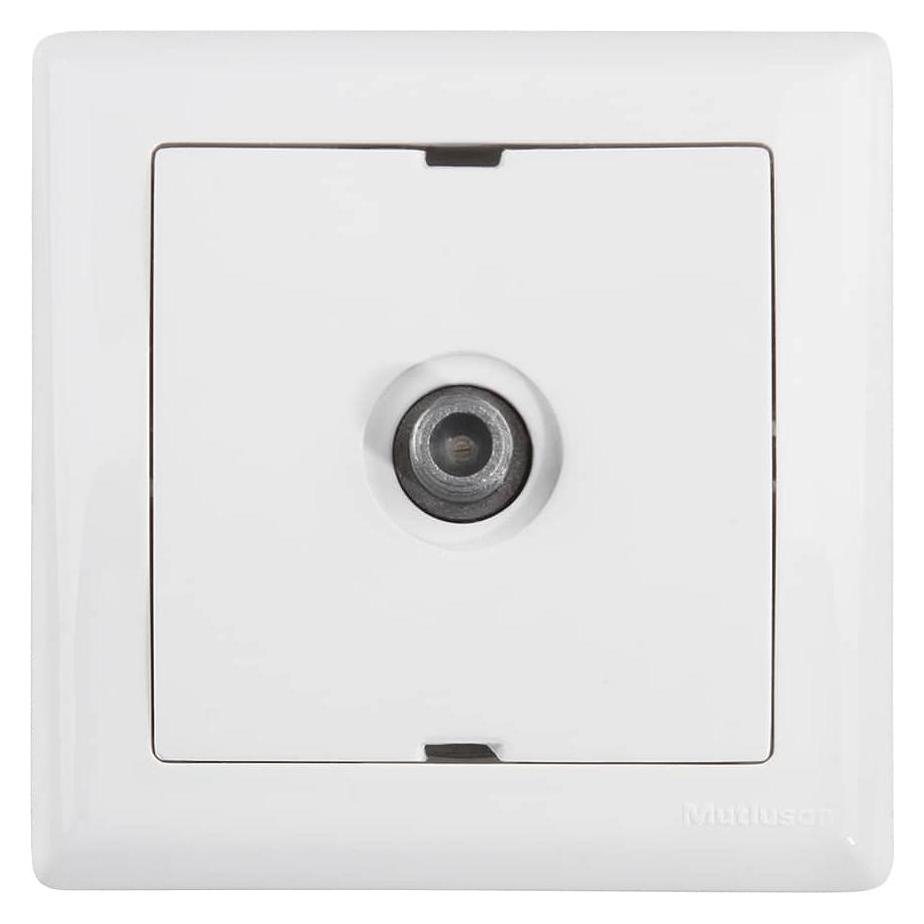 Mutlusan Daria Sat TV Enddose Stichdose F-Antennendose Weiss (31529155)