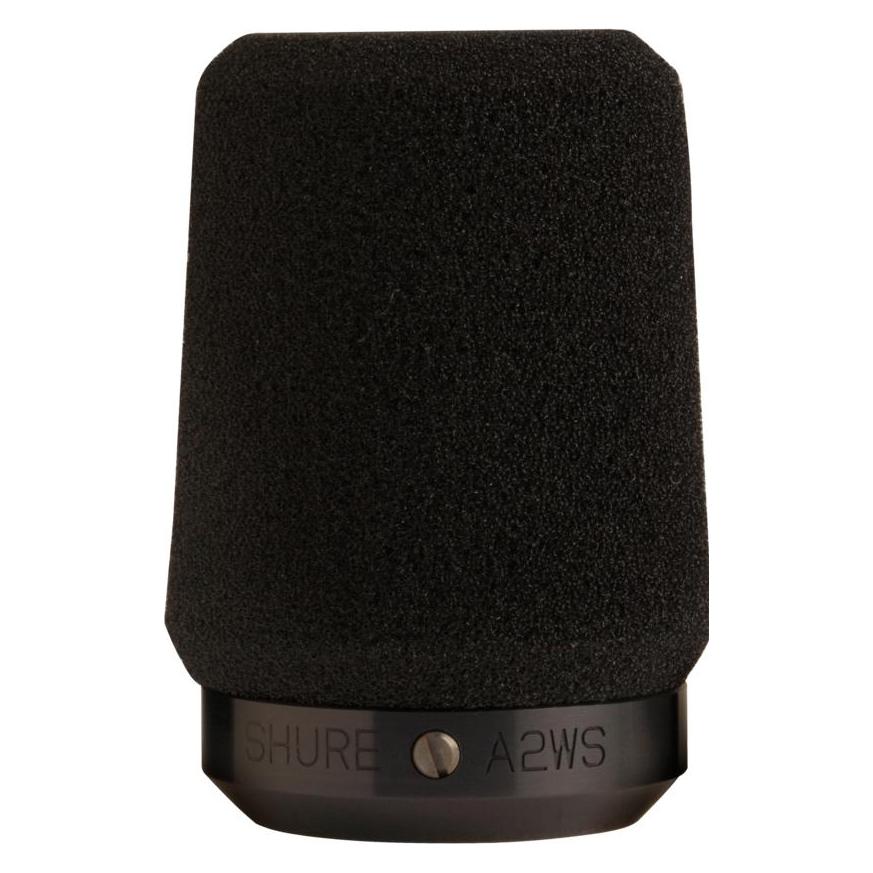 Shure A2WS Windscreen, black (Fell) (A2WS-BLK)