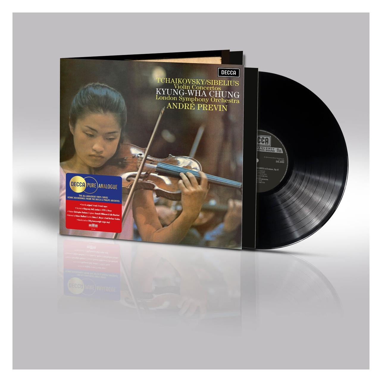 United Medical Partners Tchaikovsky & Sibelius Violin Concertos (VINYL) (André Previn, Jean Sibelius, Peter Iljitsch Tschaikowsky) (76500991)
