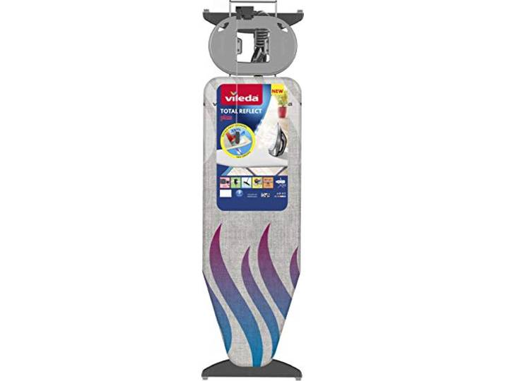 Vileda Total Reflect Plus Bügelbrett XXL, 130x44 cm, mit Steckdose