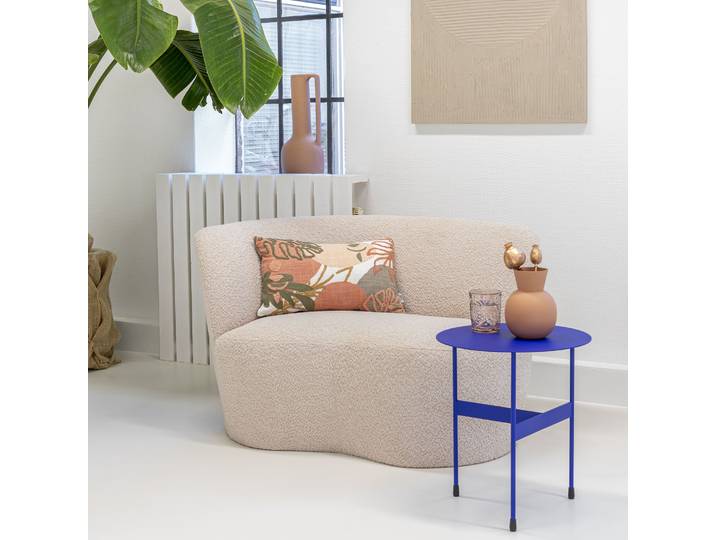 Beistelltisch SPINDER DESIGN MIRA HIGH , blau (ultramarine, ultramarine, ultramarine, ultramarine, ultramarine, ultramarine), B/H/T: 45cm x 50cm x 45cm, Tische, Beistelltisch, Beistelltisch aus Stahl