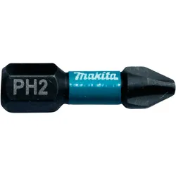 Makita Bit PH2 Impact Black, PH2 - 2 Stück - 25 mm - B-63616