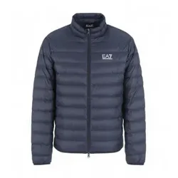 EA7 für Herren. 8NPB23_PNGPZ Marineblaue Daunenjacke (L), Lässig, Polyamid, Langarm