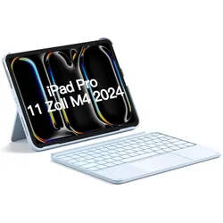 Inateck KB04122-11 (DE, Apple iPad Pro 11 2024), Tablet Tastatur, Blau