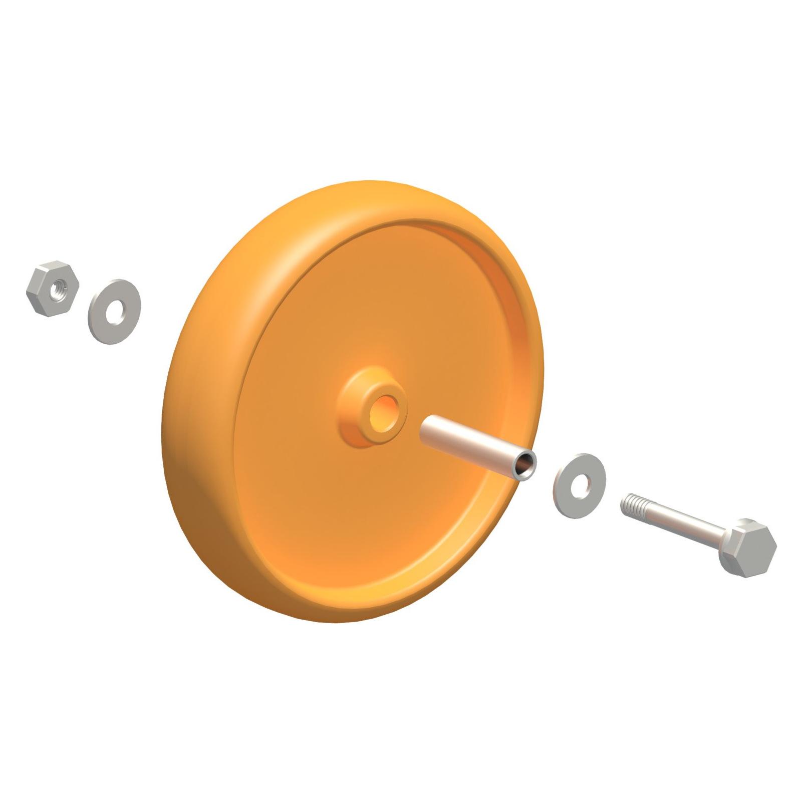Layher Rad inklusive Achse, 6496922 (229220)