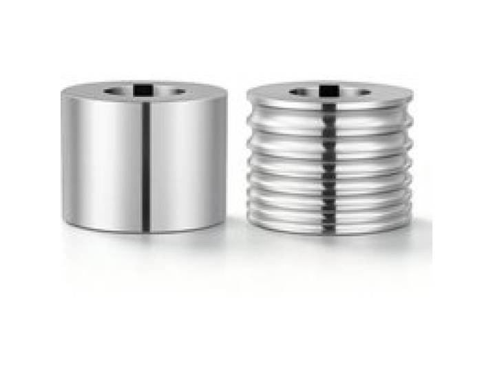 VEVOR Ersatzteile für Schmuckwalzwerk 1 Halbrund 1 Flachwalze 7 Nutgröße, Zubehör für Schmuck-DIY-Werkzeuge, Hochwertiger Legierter Stahl, zum Pressen von Duktilen Metallen wie Gold Silber Kupfer