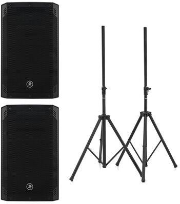 Mackie Thrash15v2 Stereo stand Bundle noir