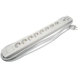 RS PRO, Steckdosenleiste, Trailing Socket 8 Schuko +USB 5m switchd (8x, CEE 7/3, 5 m)