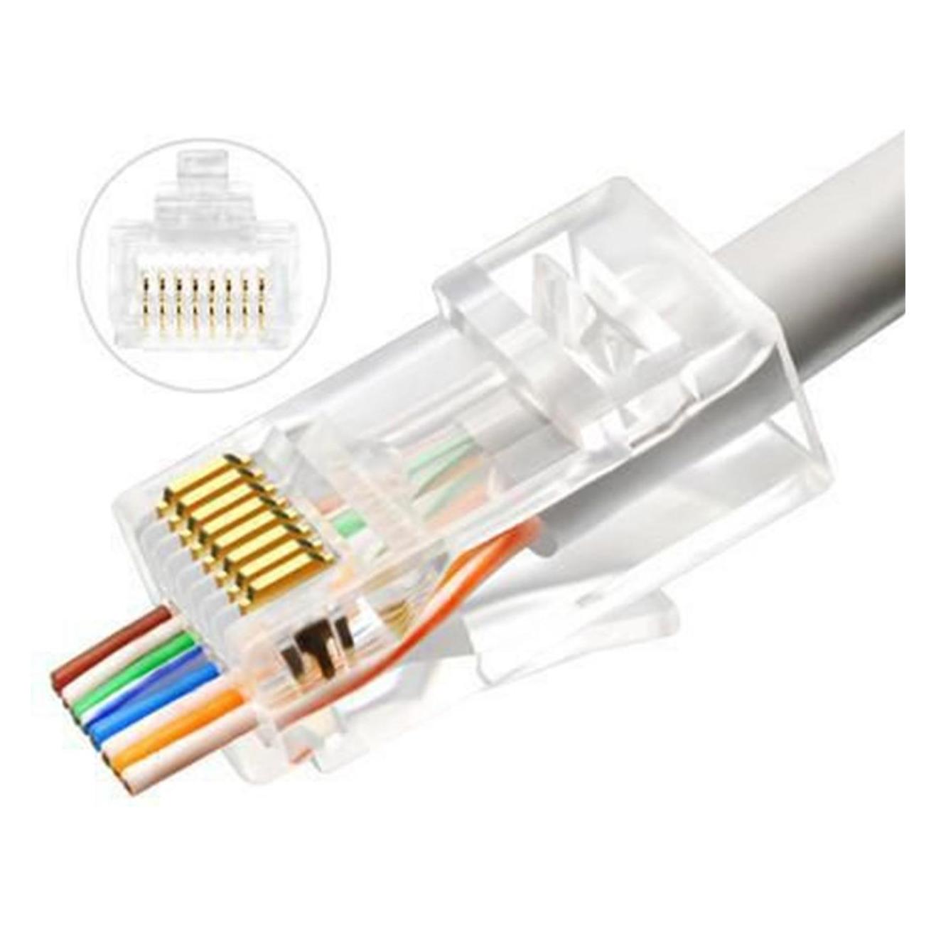 Lanview RJ45 UTP kištukas Cat6A skirtas (Netzwerkkabel Stecker) (LVN125306)