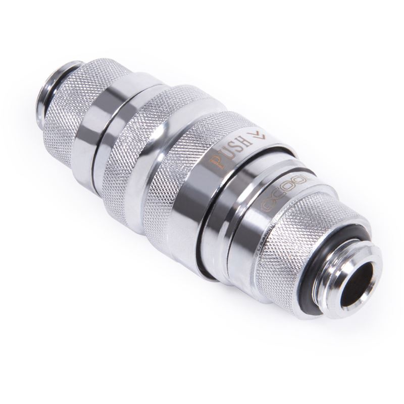 Alphacool Eiszapfen Schnellverschlusskupplungsset G1/4 AG - Chrome