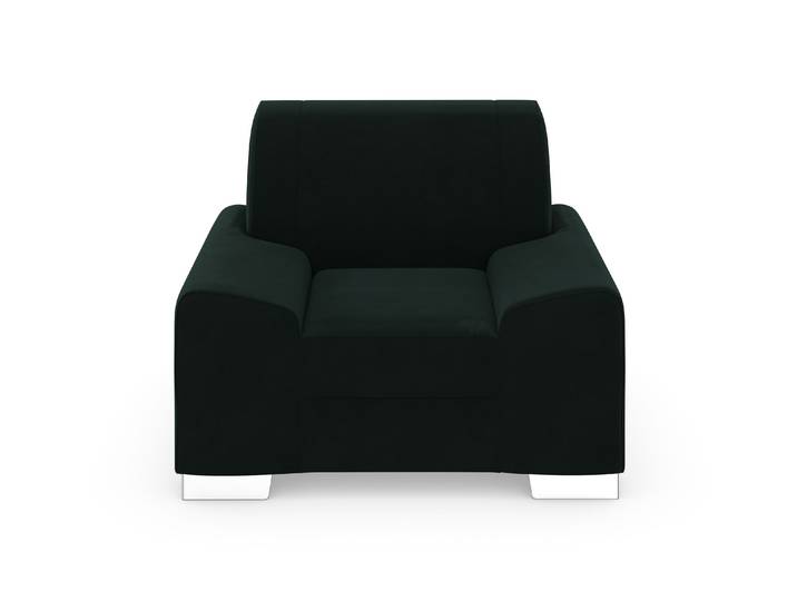 Sessel DOMO COLLECTION Anzio , grün, B:114cm H:85cm T:93cm, Sessel, Sessel, wahlweise mit Federkern