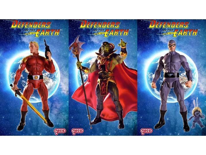 NECA Actionfigur NECA KING FEATURES DEFENDERS OF THE EARTH SERIES 1 ACTIONFIGUREN KOMPL