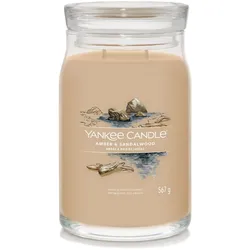 Amber & Sandalwood Signature Large Jar 567g 2-Docht