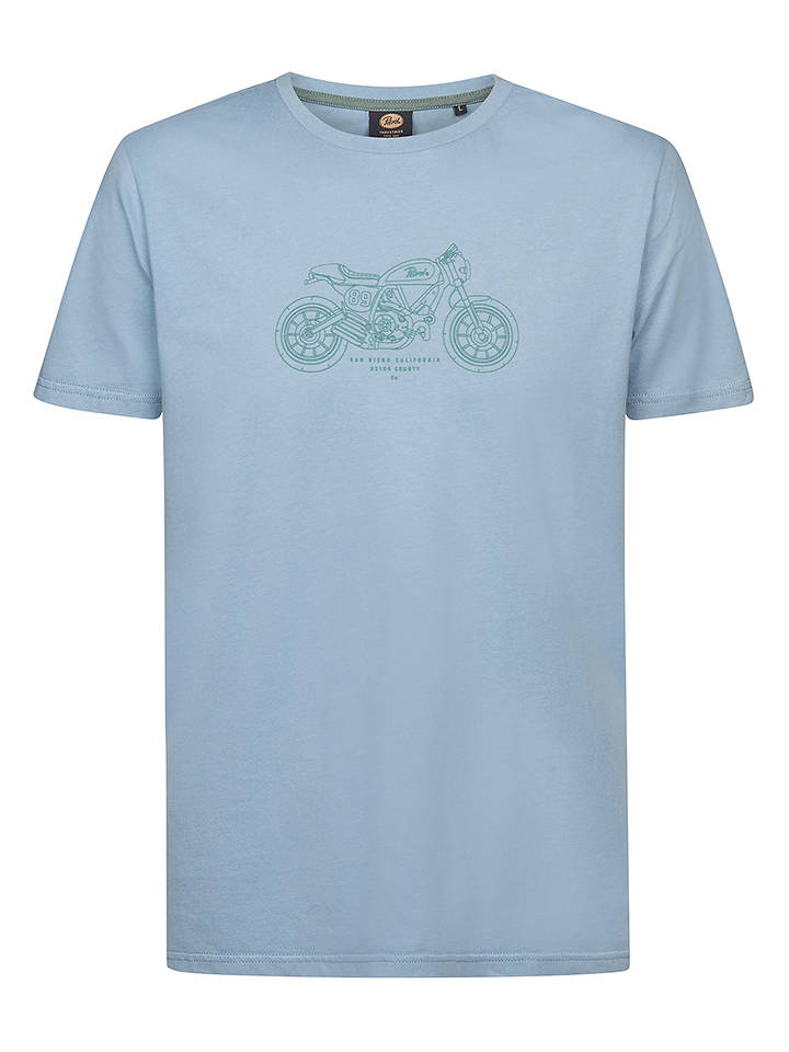 Petrol Industries Shirt in Hellblau - 3XL