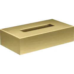 hansgrohe AXOR UNIVERSAL Circular Kosmetiktuchbox, 42873950, Farbe: Brushed Brass