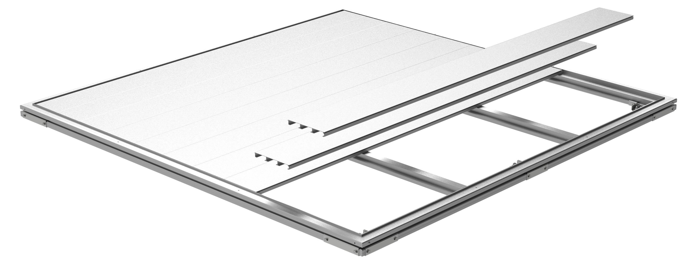 Biohort SmartBase, Gartenhausboden, Aluminium, Aluminium, Biohort, Neo 1A, 1710 mm