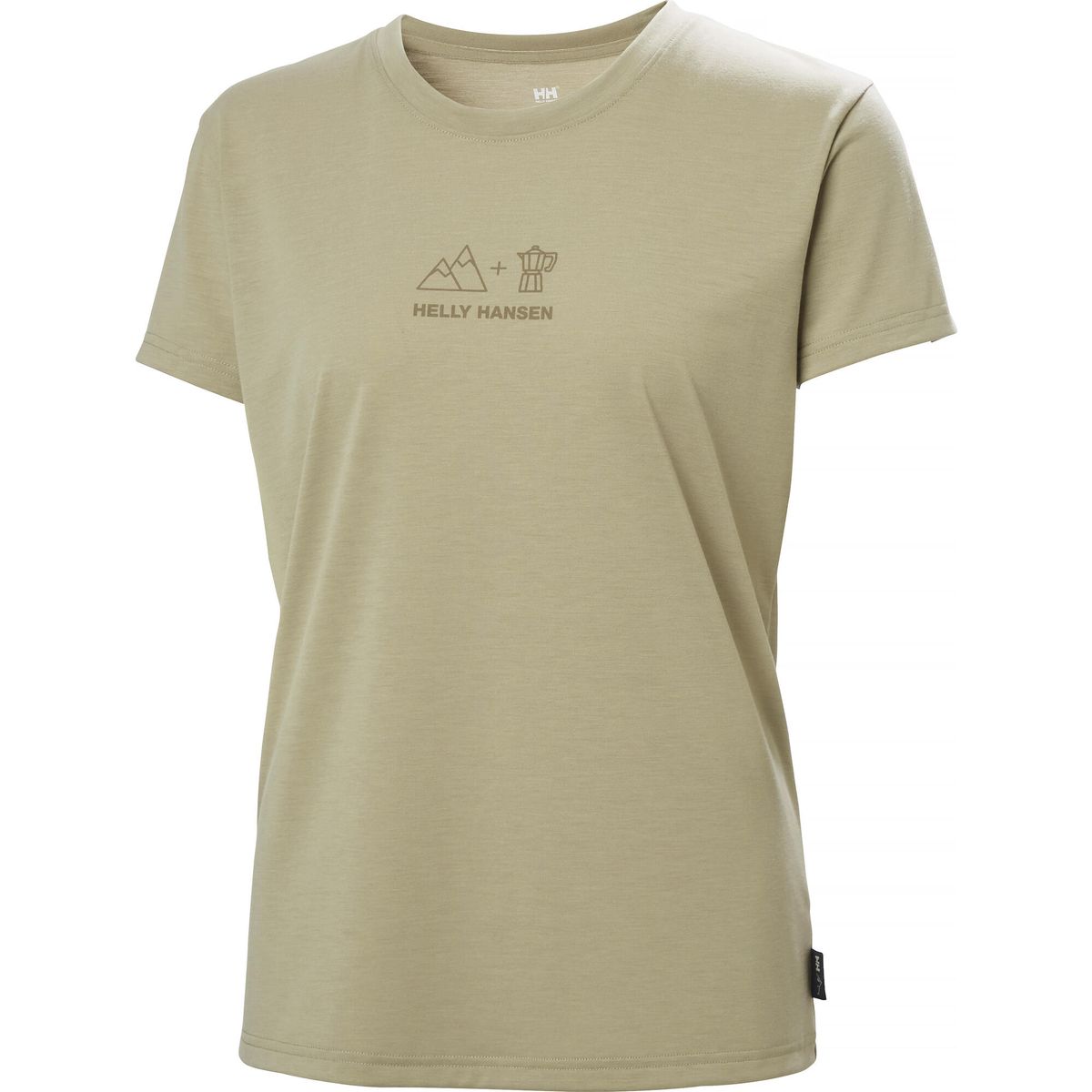Helly Hansen W Skog Graphic Tee pebble (757) L 63083_757-L