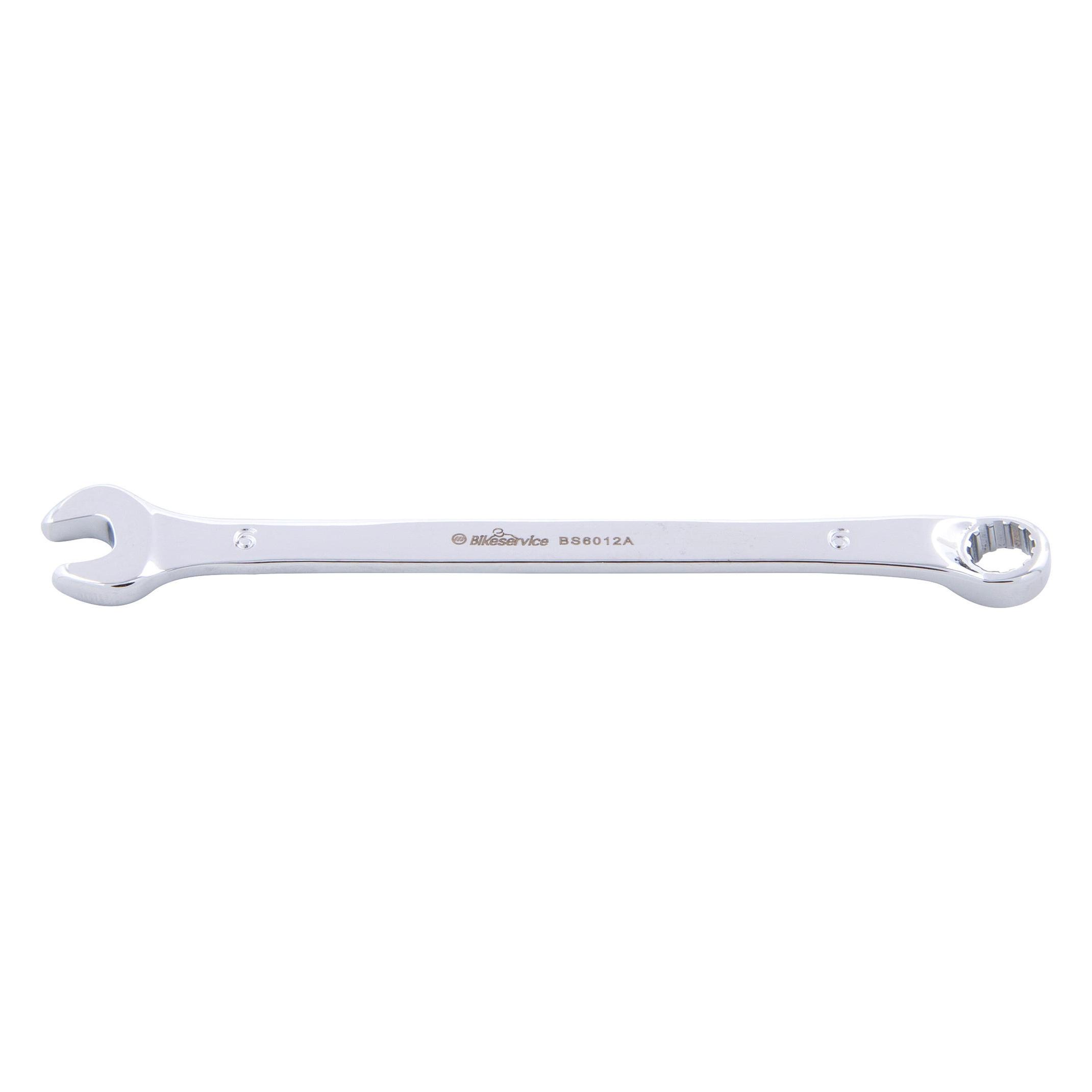Bikeservice Bike Service Gabelringschlüssel 6 mm (Werkzeug Generika)/Multi Driver Wrench 6 mm (Hand (6 mm) (BS6012A)