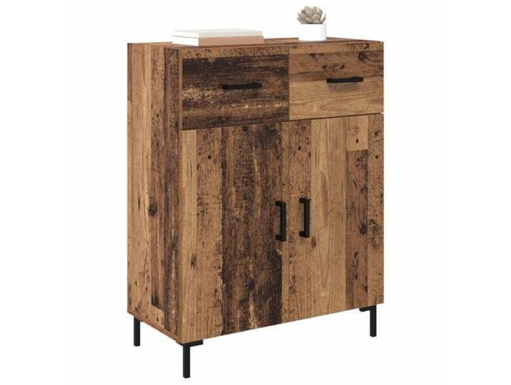 KTHLBRH Anrichte aus altem Holz, 69,5 x 34 x 90 cm, mehrschichtiges Holz Modernes geradliniges Design für Wohnzimmer oder Esszimmer, robust und langlebig