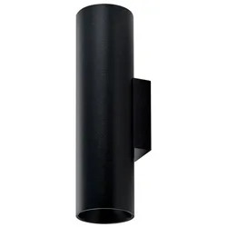 Deko-Light Wandaufbauleuchte Can IP20 up & down 2x 7,5W GU10 Schwarz