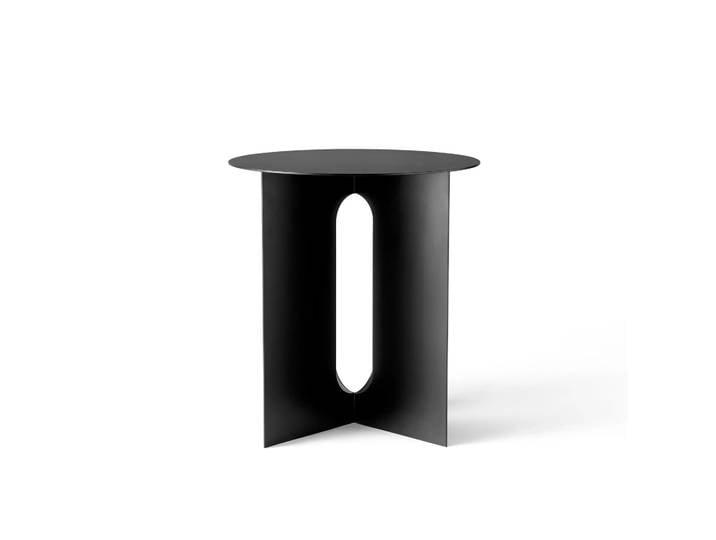 Audo Copenhagen Table d appoint Androgyne Ø40x43 cm Noir'