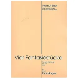 4 Fantasiestücke (1993) op.103 für Horn und Klavier, Fachbücher von Helmut Eder