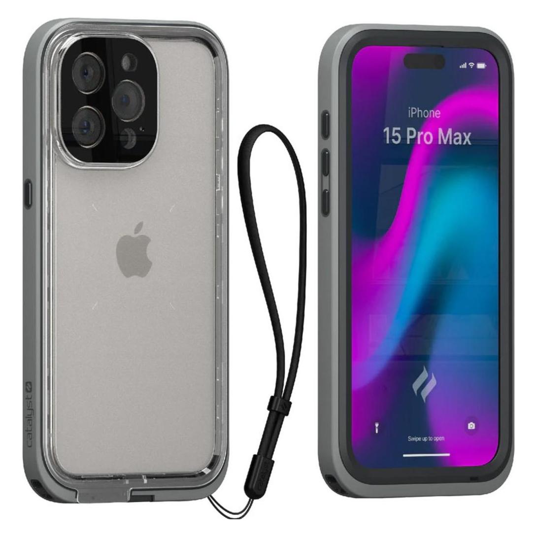 Catalyst Katalysator Gesamtschutzkoffer Apple iPhone 15 Pro Max Titanium - Grijs (Apple iPhone 15 Pro Max) (CATIPHO15GRYLP)