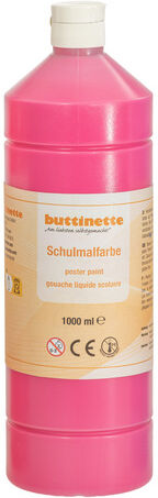 buttinette Schulmalfarbe in verschiedenen Farbtönen, 1000 ml