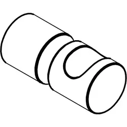 HSK Ersatzteile Knopfgriff Kienle, Chrom, E100140-3-41 E100140-3-41