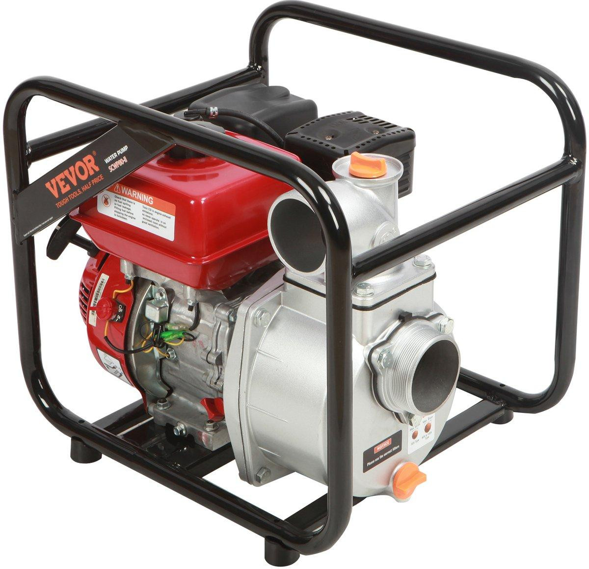 Selius Benzinemotor Waterpomp met 7 PK, 265 GPM en Gietijzeren Waaier
