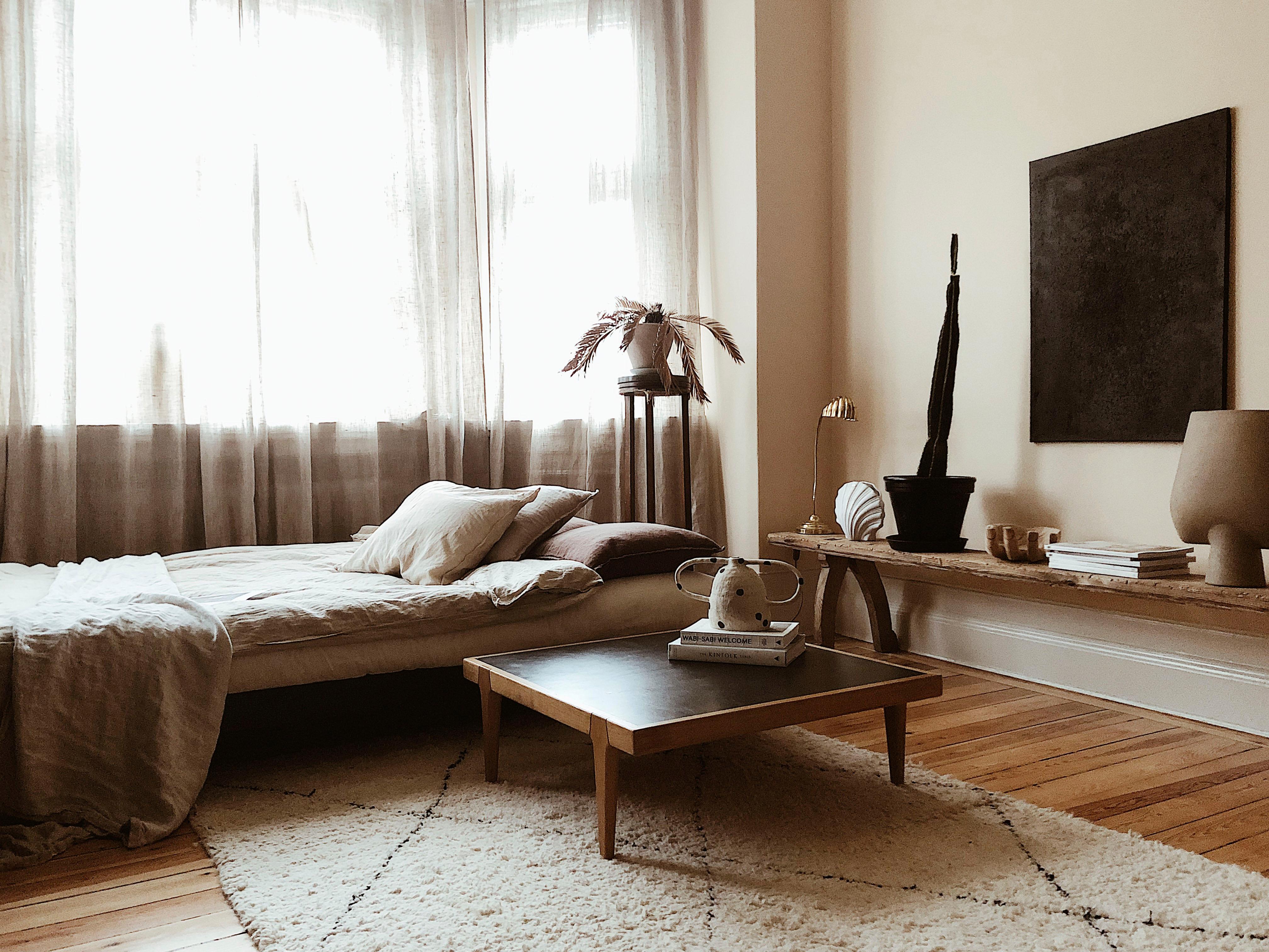 Schlafsofa KARUP DESIGN "Fresh", grau (dunkelgrau), Gestell natur, Sofas, Schlafsofa, inkl. Futonmatratze dunkelgrau Gestell natur