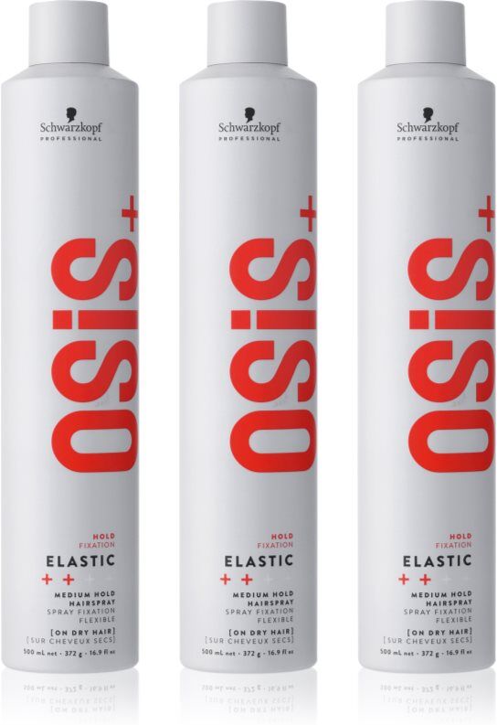 Schwarzkopf Professional Osis+ Elastic spray cheveux fixation moyenne conditionnement avantageux