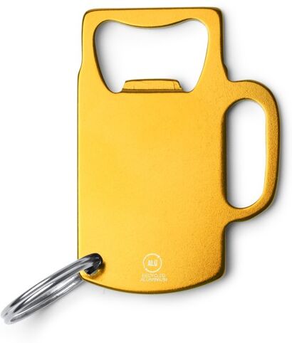 Porte-clés chope à bière publicitaire en aluminium Artois jaune TAILLE UNIQUE ADULTE