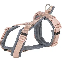 Trixie Hondentuig Premium Trekking Blush / Grafiet Grijs - 80-97X2,5 Cm (M, Hund), Halsband + Leine