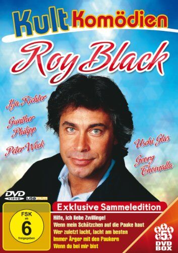 Roy Black - Kultkomödien mit Roy Black - 5DVD-Sammeledition (Hilfe, ich liebe Zwillinge; Wenn mein Schätzchen auf die Pauke haut; Wer zuletzt lacht, lacht am ... Ärger mit den Paukern; Wenn du bei mir bist) - Preis vom 09.10.2026 07:28:09 h
