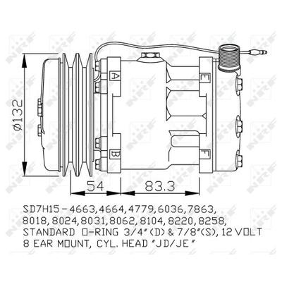 NRF Kompressor, Klimaanlage 32238 für Volvo LOTUS