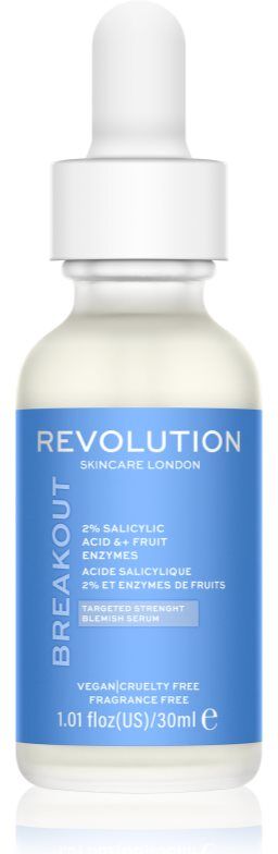 Revolution Skincare Super Salicylic 2% Salicylic Acid & Fruit Enzymes regenerating serum for oily and problematic skin 30 ml