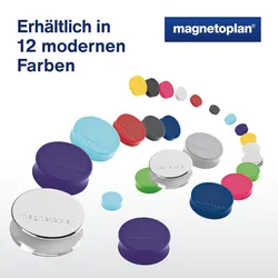 magnetoplan Magnet Ergo Large 16650105 34mm maigrün 10 St./Pack.