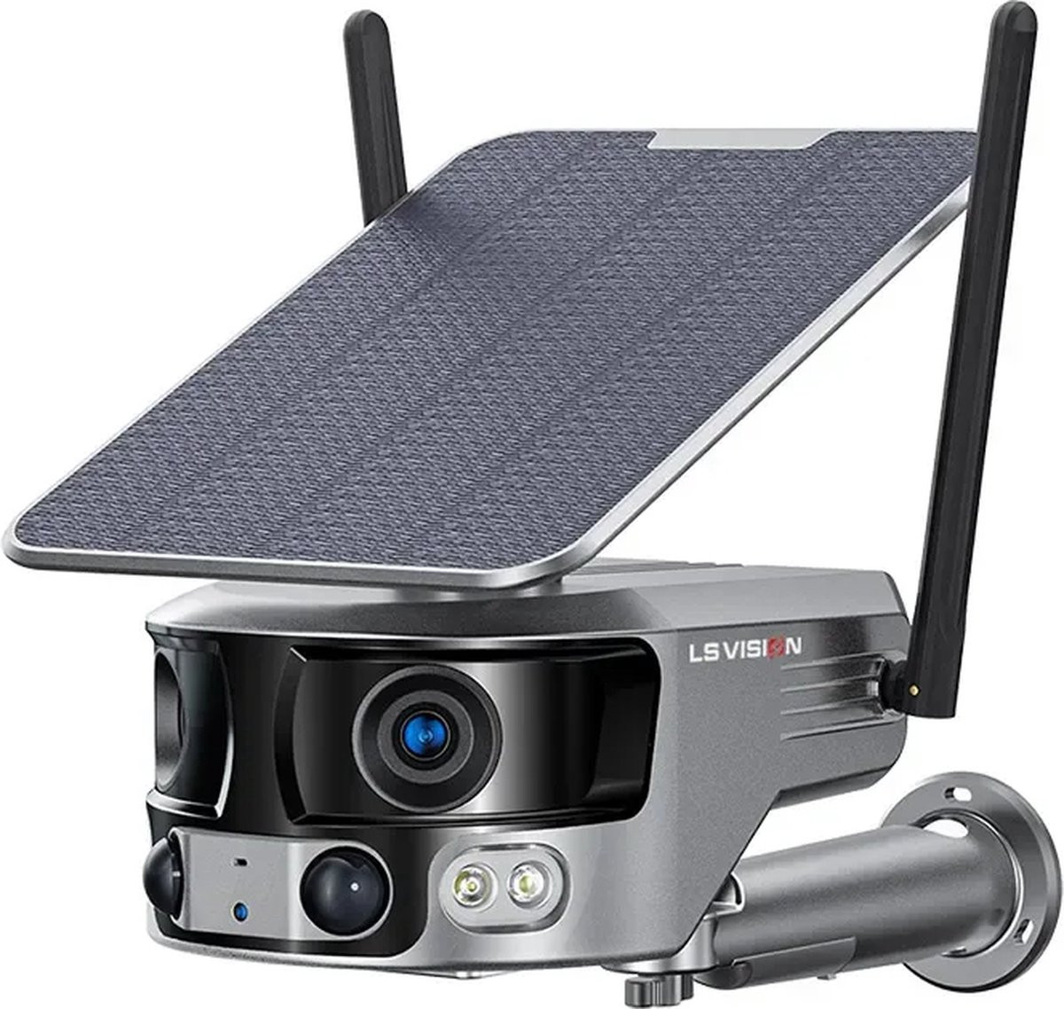 DrPhone SolarSentinel Solar Camera - 4K UHD 8MP - 2.4 GHz - 4X Optische Zoom - Pan/Tilt - Zonne Energie - 2-weg Audio - Beveiligingscamera