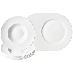 PIZZA- UND PASTA-SET Saphir weiß 12-tlg.