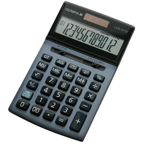 Olympia Tischrechner LCD 4112