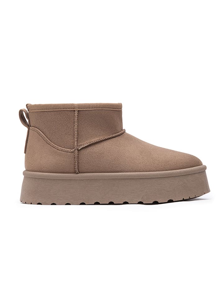 Foreverfolie Winterboots in Beige - 37