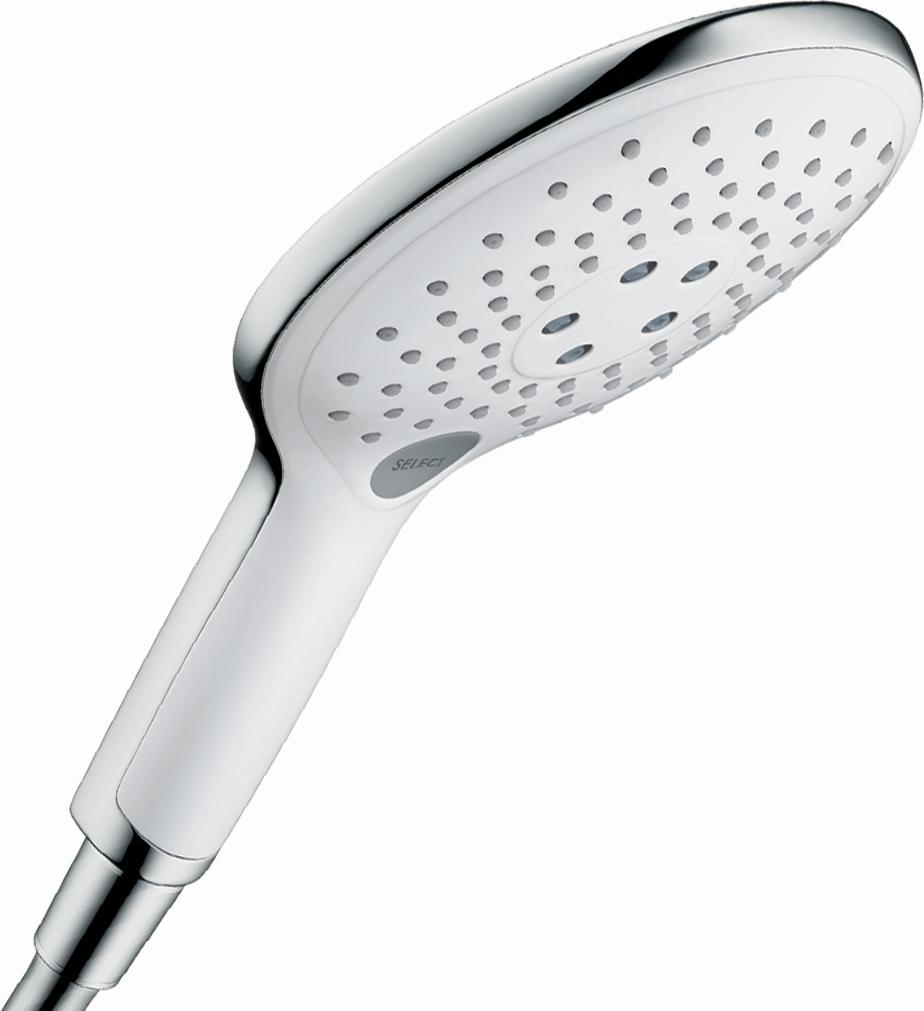 Hansgrohe Raindance Select 150 douchette 28587400 blanc / chrome, 3 jets, pomme de douche 150 mm