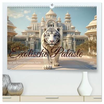 Exotische Paläste (hochwertiger Premium Wandkalender 2027 DIN A2 quer), Kunstdruck in Hochglanz